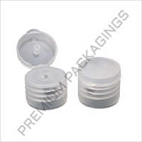White Plastic Flip Top Caps