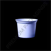 White Plastic HIPS Cup