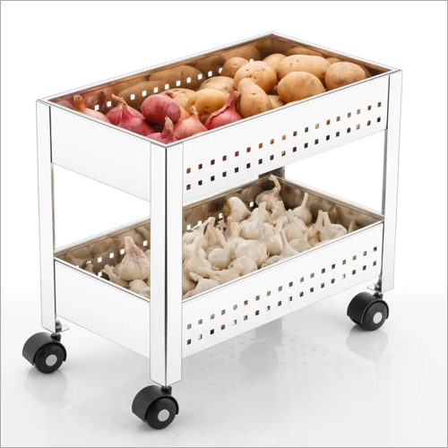 Double Rack Kitchen Basket