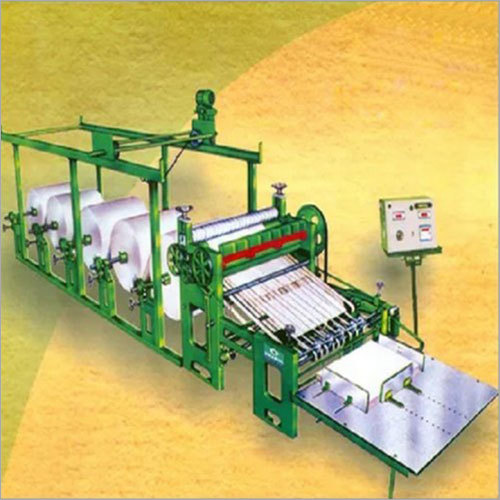Paper Roll to Sheet Cutting Machine with 5 Roll Stand By SENIOR PAPER PACKING MACHINERY MFG. CO.