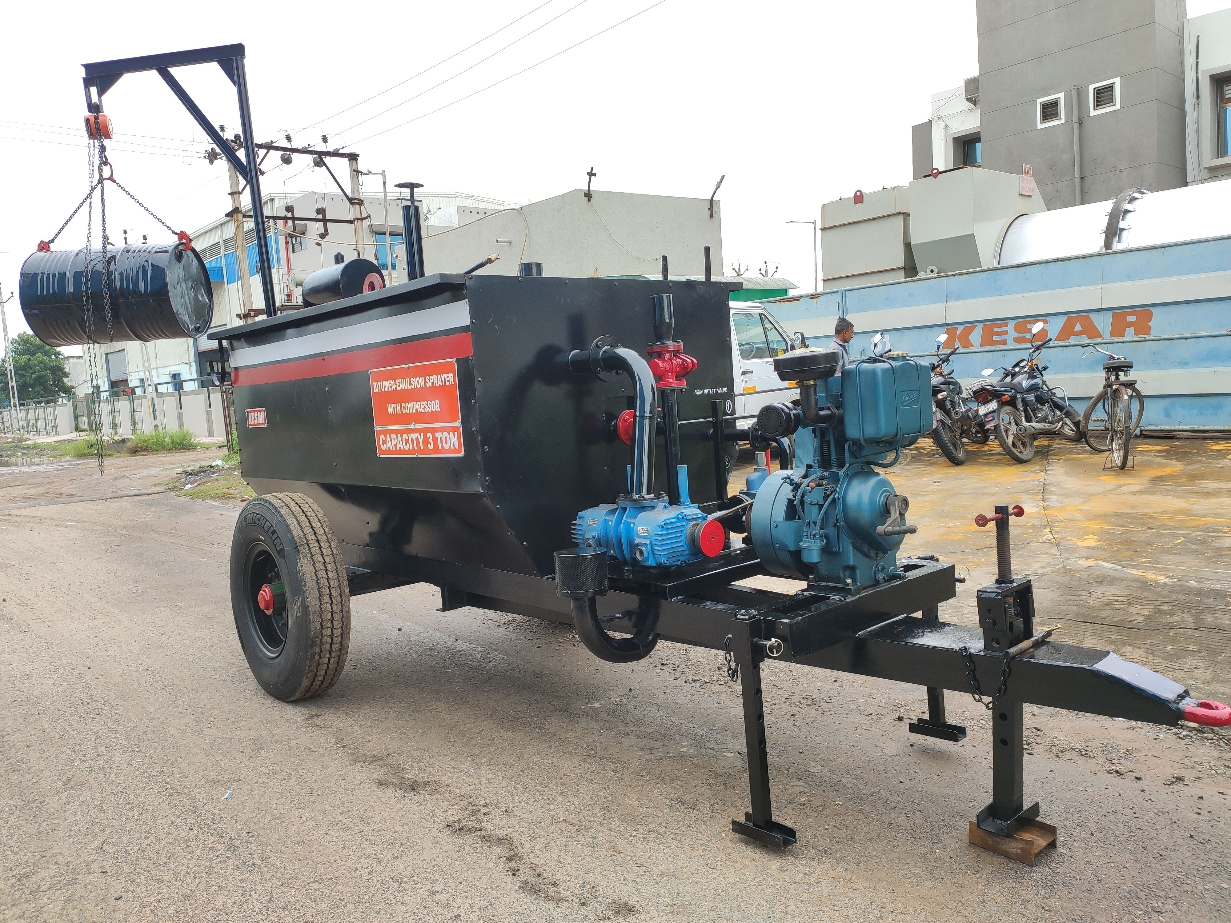 Semi Automatic Bitumen Emulsion Sprayer