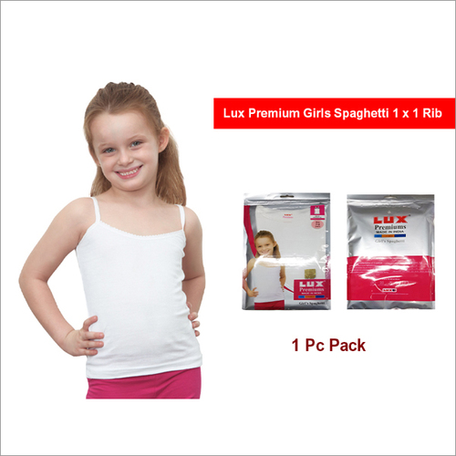 Lux Premium Girls  1x1 Rib Spaghetti