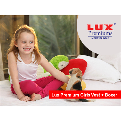 Lux Premium Girls Vest and Boxers