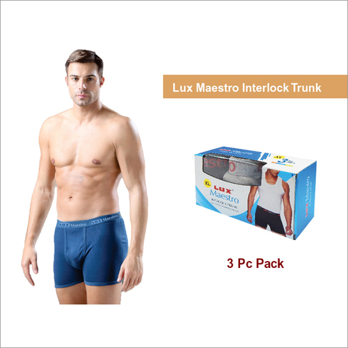 Lux Maestro Mens 3 Pc Pack Interlock Trunk