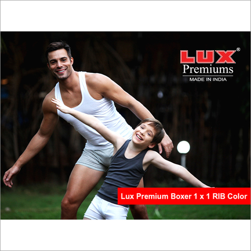 Lux Premium 1 x 1 RIB Mens Premium Boxer