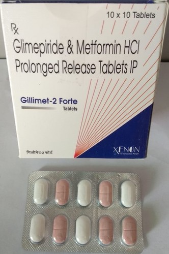 Glimepride & Metformin 500mg Prolonged Relese Tablet