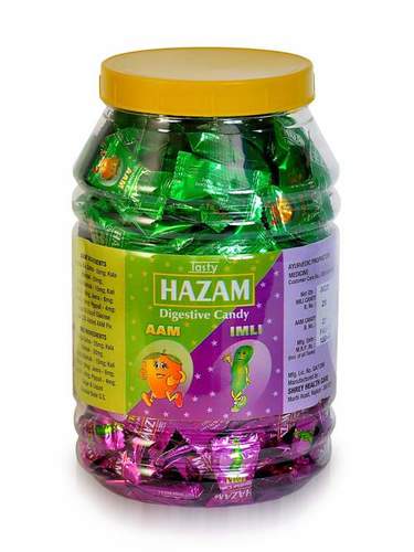 Plastic Ayurvedic Tasty Hazam Candy