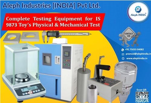 Toy Testing Laboratory Equipments Is 9873 Part 1 - Capacity: Variable Kg/Hr