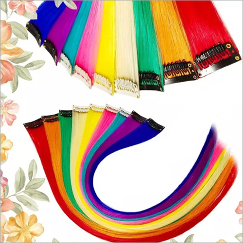 Rainbow Color Hair Streaks