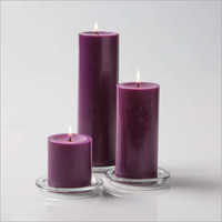Color Changing Candle - Wax Material, Various Dimensions, Purple Color | Lavender Scent, Up To 40 Hours Burn Time, Cotton Wick, Elegant Glass Container