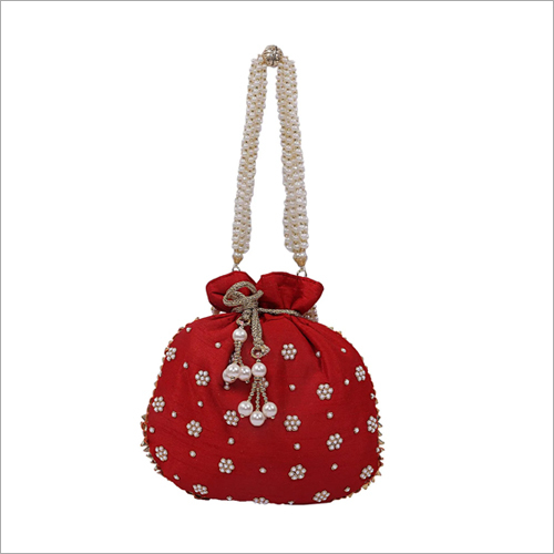 Ladies Beaded Pouch Bag