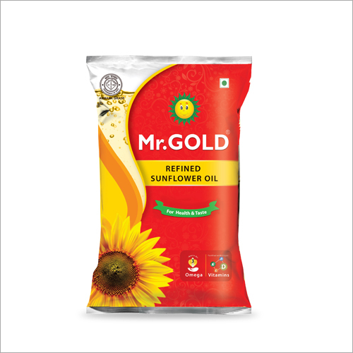 1 Ltr Refined Sunflower Oil Pouch