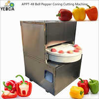 Bell Pepper Coring Cutting Machine