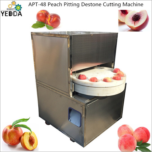 Peach Pitting Destone Cutting Machine