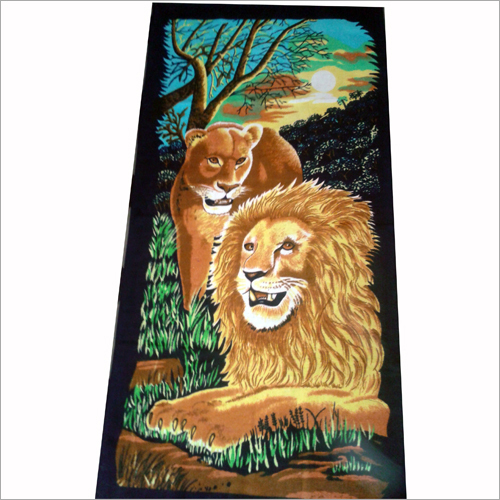 Kids Lion Printed Towels