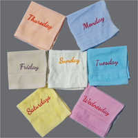 Weekdays Type Towel