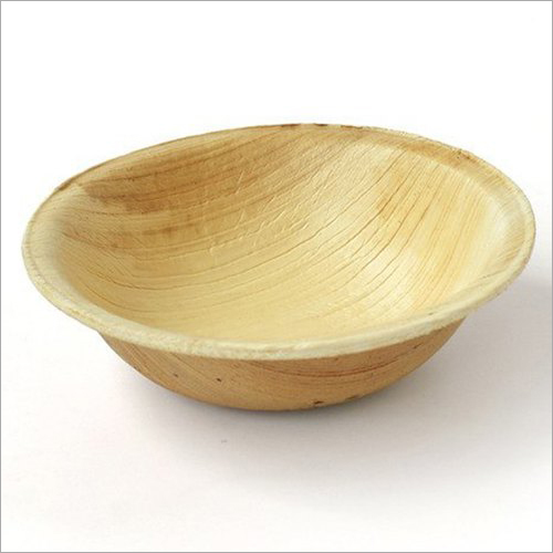 4 Inch Round Areca Bowl