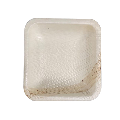 4 Inch Square Areca Bowl