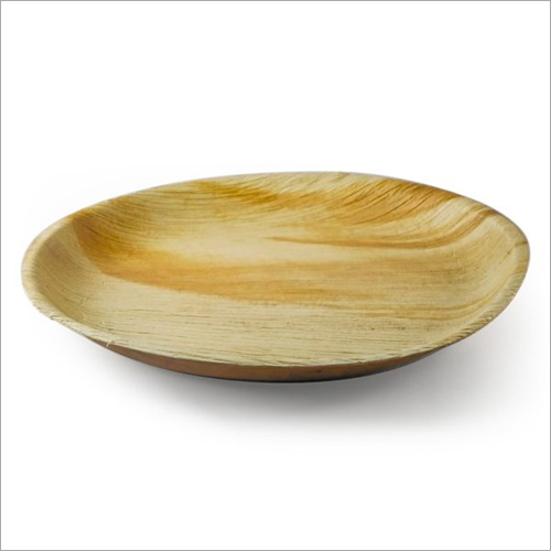 10 Inch Areca Shallow Round Plate