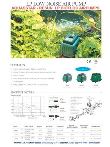 Lp-200 Biofloc Air Pump