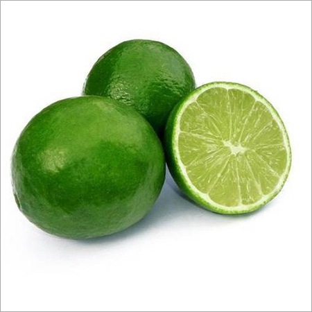 Green Lemon - Medium Size, Round Shape, Smooth Texture | Fresh Green Color, 100g Weight, Ideal for Refrigeration