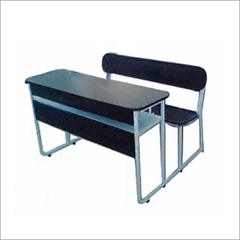 School Iron Wooden 3 Seater Desk