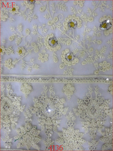 Embroidery Silk Fabric By MADHAV FASHION