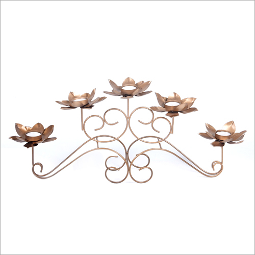 5 in1 Flower Tea Light Candle Holder with Stand