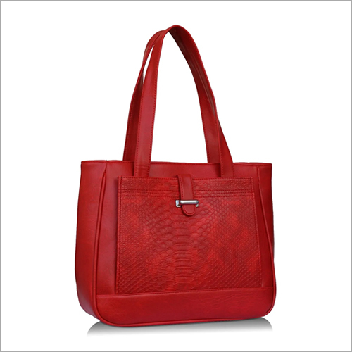 Ladies Red Leather Handbag Gender: Women