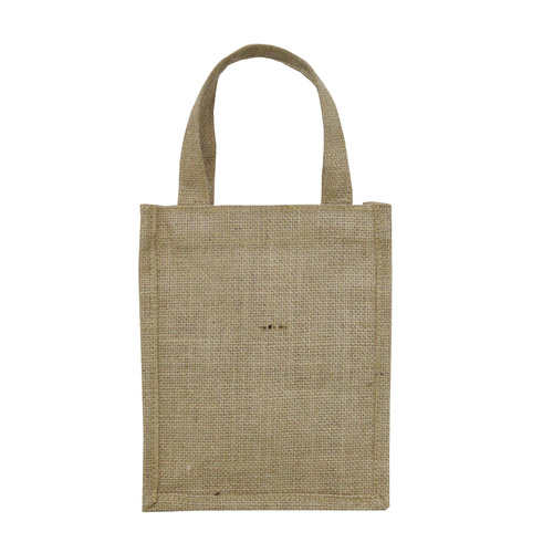 Customized Pp Laminated Jute Tote Bag With Inside  Pocket