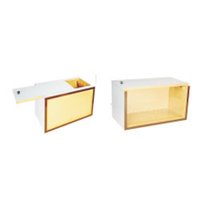 Labcare Export Observation Beehive - High-grade Pine Wood, 48x28x48 Cm | Dual Acrylic Windows, Pest Mesh Ventilation