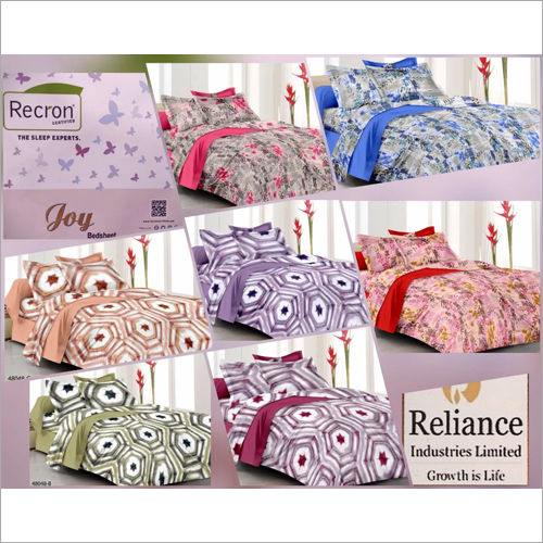 Multicolor Celcia Double Bed Sheet