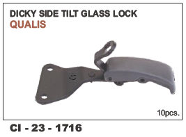 Dicky Side Tilt Gate Glass Lock Toyota Vehicle Type: 4 Wheeler