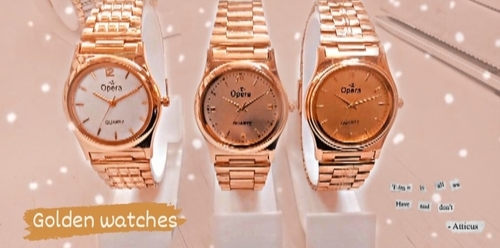 Golden Water Proof Watch By SHANESHWAR SALES CORPORATION