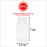 25MM 3.5x7cm 50ml Pet Plastic Pharma Bottle without cap