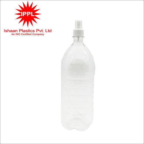 White 28Mm Pet Plastic Pharma Bottle With 2000Ml Transparent Pp Mist Cap