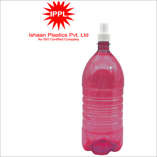 28mm Red Pet Plastic Pharma Bottle With 2000ml Pp Mist Cap