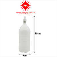 28MM 9x30cm 1500ml Pet Plastic Pharma Bottle With PP Mist Cap white
