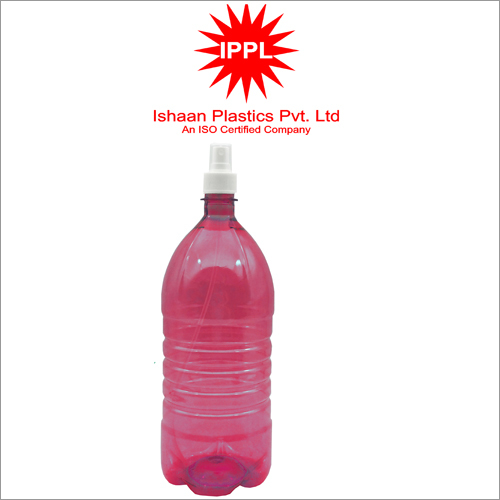 28MM Red Pet Plastic Pharma Bottle With 1500ml PP Mist Cap