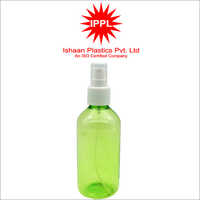 25MM Green Pet Plastic Pharma Bottle With PP Mist Cap