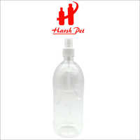 28MM Pet Plastic Pharma Bottle With 1000ml Transparent PP Mist Cap