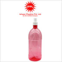 28MM Red Pet Plastic Pharma Bottle With 1000ml PP Mist Cap