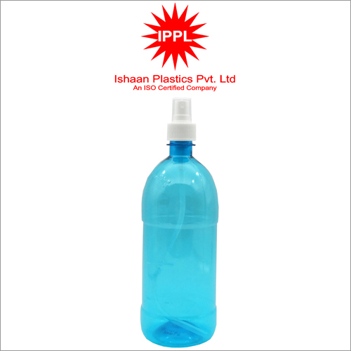 28MM Blue Pet Plastic Pharma Bottle With 1000ml PP Mist Cap