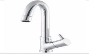 Swan Neck - Brass, 20cm Height, Chrome Finish, 6L/min Flow Rate | Durable Material, Elegant Design, Easy Installation, Water Efficient, Smooth Operation