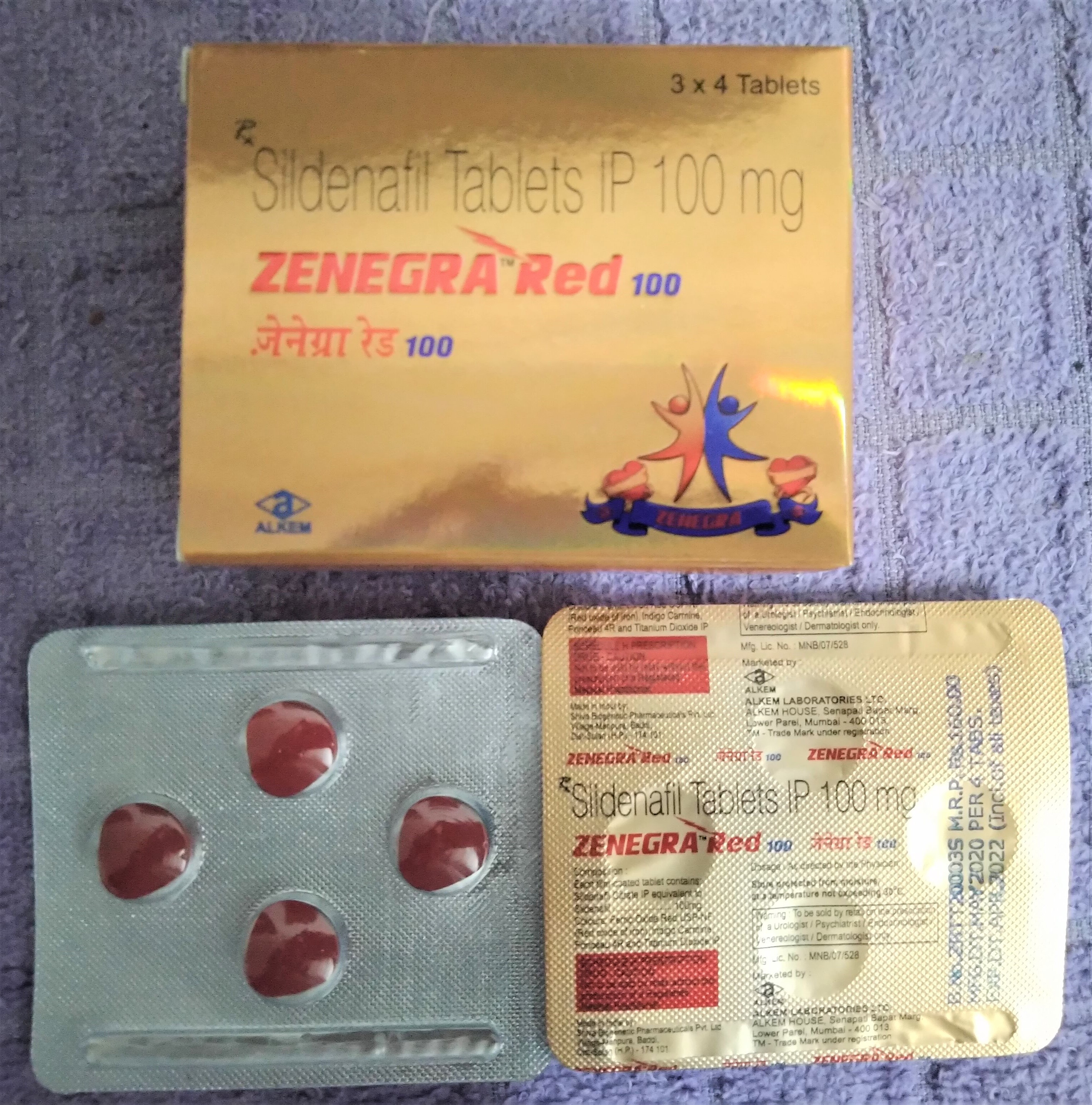 Sildenafil Citrate Tablets 100mg