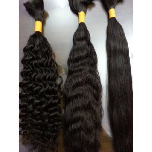 Black Wonderful Double Drawn Human Hair Extension