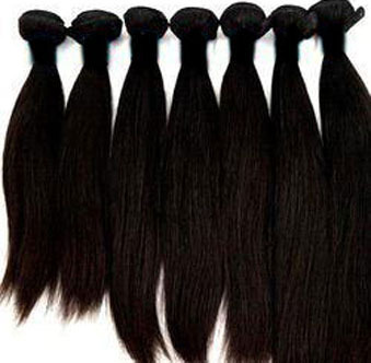 Indian Black straight Human Hair Extensions