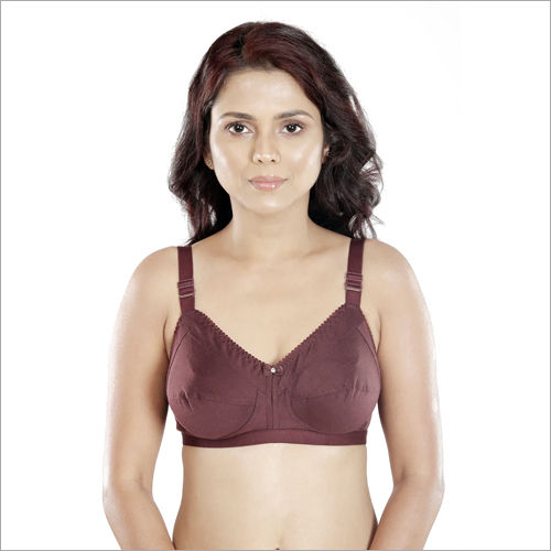 Women's Comfortable And Breathable Pink Stylish Cotton Net Bra And