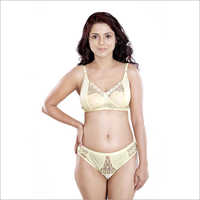 Ladies Lingerie Set - Cotton, All Sizes | Embroidered Design For Women, Comfortable And Elegant Everyday Wear