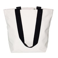 12 Oz Natural Canvas Bag With Open Hanging Pocket
